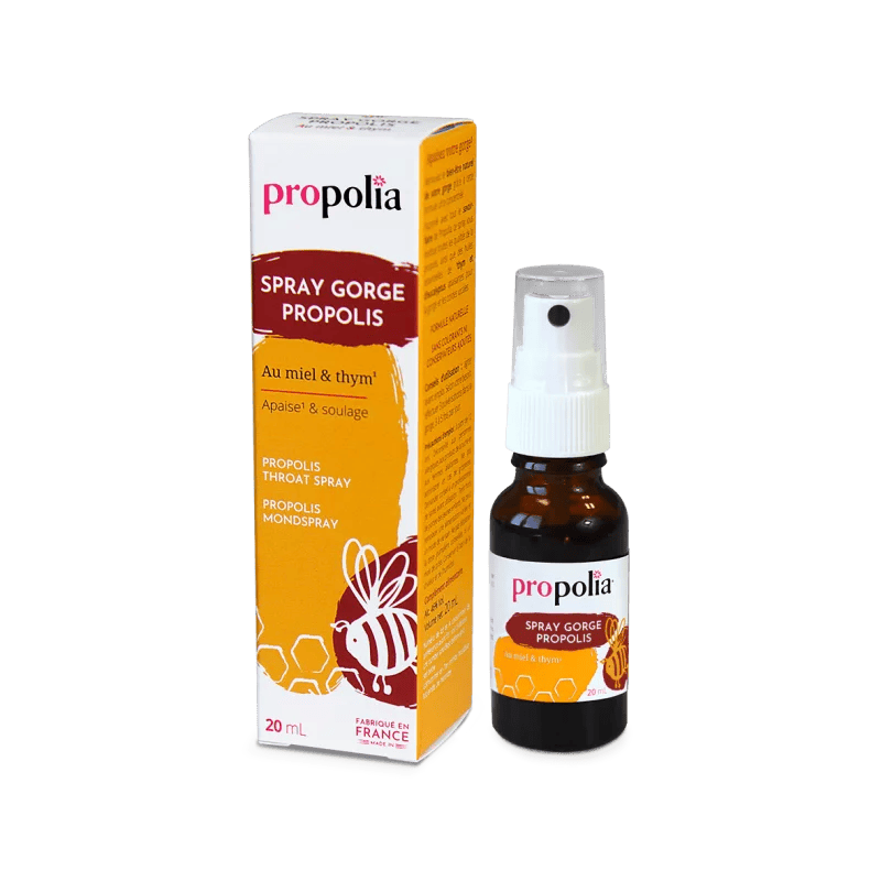 Spray gorge à la propolis