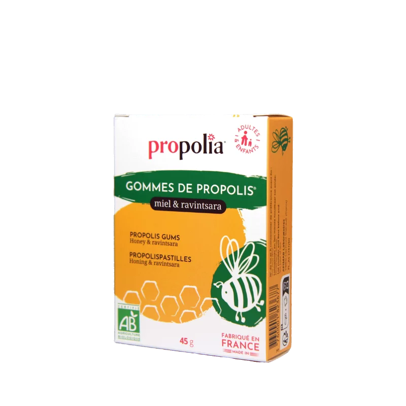 Gomme Propolis Miel et Ravinstara
